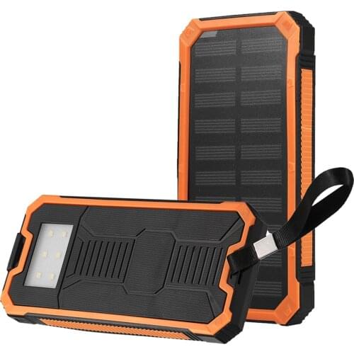 DIY Solar Power Bank Case Set Dual USB Port Fast Charging DIY Solar Power Bank Case Kit (Battery NOT INCLUDED)