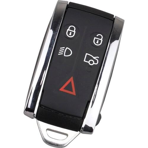 NEW JAGUAR X TYPE S XKR XF XK 5 BUTTON REMOTE SMART KEY FOB CASE SHELL