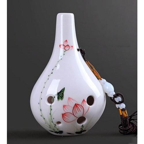 Ocarina 6 Hole Upright round bottle Antiquity Beginners Adult Children Unisex
