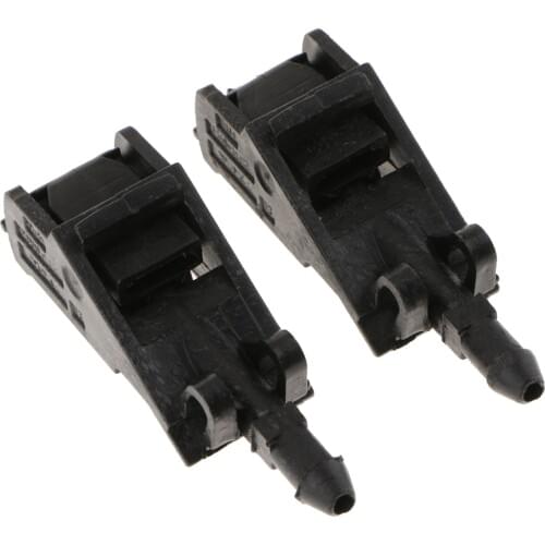 PAIR WINDSHIELD WASHER NOZZLE WATER SPRAY JET FOR VW BEETLE JETTA GOLF
