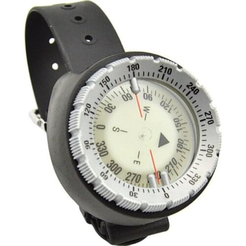 Underwater 50m Diving Compass Professional Waterproof Navigator Digital Scuba Luminous Balanced Watch for Swimming