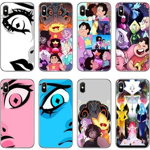 Steven cartoon Universe Transparent Phone Case For iPhone 12 11 Pro Max Mini XS Max XR X 8 7 Plus 6 6S Plus 5 5S SE 2020