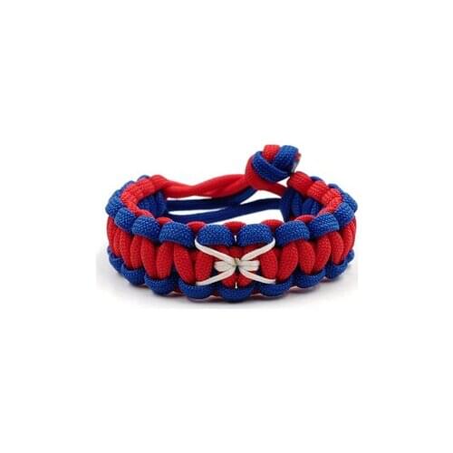 Umbrella rope bracelet tide brand rope braided hand rope couple sports bracelet retro hero luminous variety