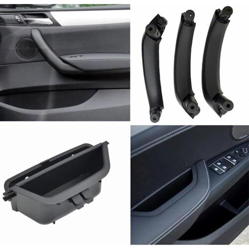 RHD/LHD Car Front Left Door Inner Handle Pull Trim Door Interior Panel Handle For BMW X3 X4 F25 F26 2010-2016 Auto Accessories