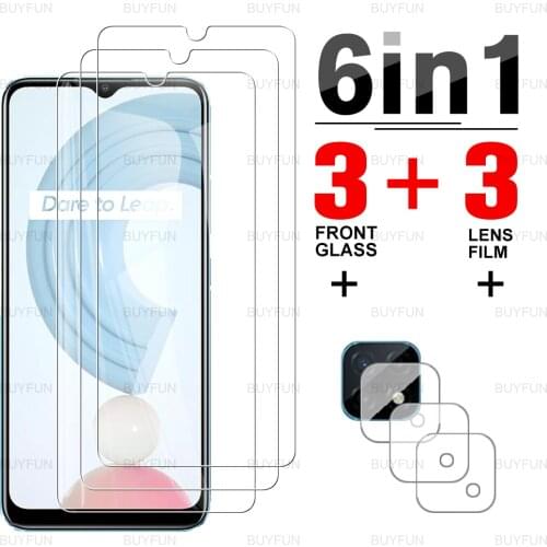 Camera Screen Protector Film For Realme C21 6.5inch Full Cover HD Safety Tempered Glass for oppo reamle realmi c11 c20 c12 c25
