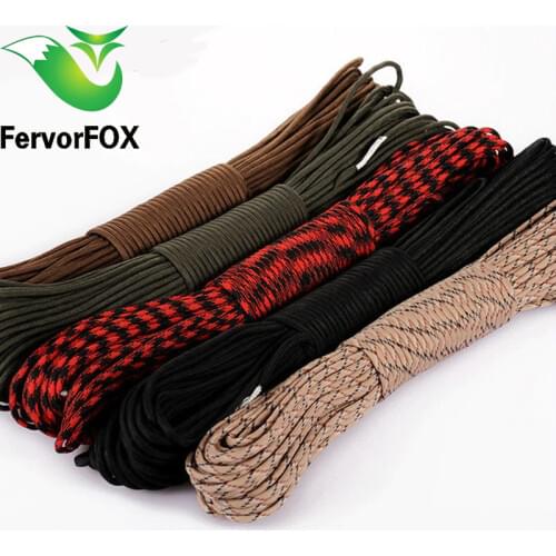 100 Meters 2mm one stand Cores Hiking Clothesline Paracord for Survival Parachute Cord Climbing Camping Lanyard Camping Rope