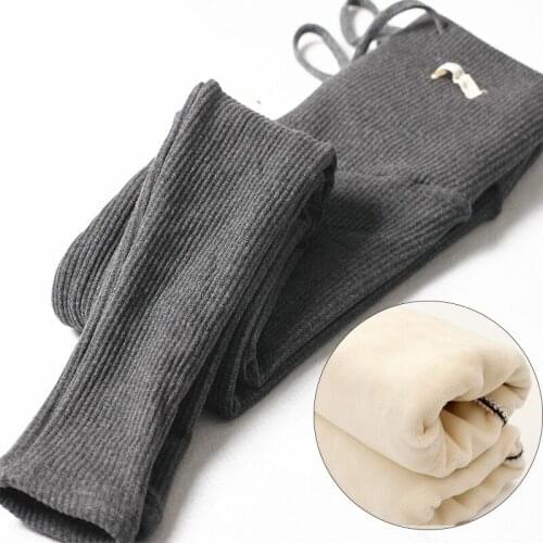 2018 Autumn And Winter Double South Korean Maternity Dress Spring Pregnant Women Long Trousers Thickened Cotton Trouser 1pcs