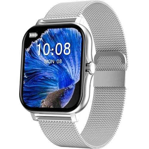 2021 GT20 Smart Watch Men Women 1.69 Inch Stopwatch Heart Rate Full Touch Fitness Tracker Smartwatch For Android iOS PK Y20 P8