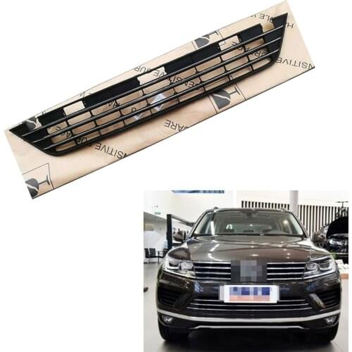 Auto Replacement Front Hood Bumper Grille Racing Grill for VW Touareg 2016 2017 2018 7P6853671K