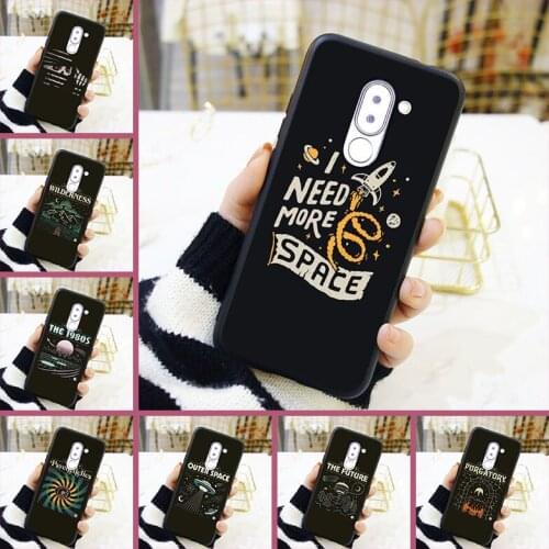 Phone Case Silicone For Huawei Honor 6 5A 4X 5X 6X Black Space Star Skull Soft Back Cover For Huawei Honor 6A 4C 5C 6C Pro Case