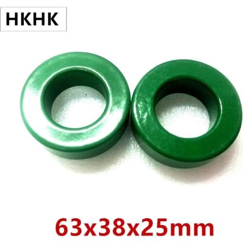 63X38X25mm toroidal transformer ferrite core 2.5X1.5X1inch cord cables noise filter ferrite chokes toroid ferrite hole 38mm