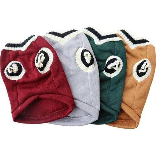 Dog Knitted Jumper Sweater Coat Cat Outfit Apparel For Dog Winter Pet Clothing Puppy Clothes Vest Costume Products Dropshipping