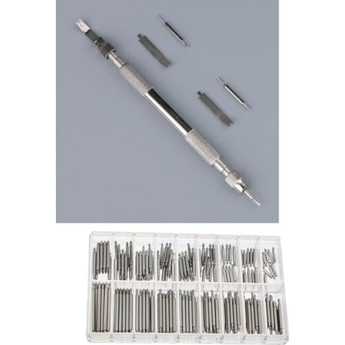 Spring Bar Tool Watch Band Strap Link Pin Remover And 180pcs Watch Pins For Watchmaker