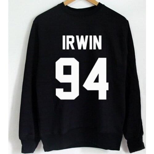 IRWIN 94 fashion sweatshirt wanderlust casual tops moletom do tumblr pullovers tumblr hoodie tumblr grunge aesthetic tops