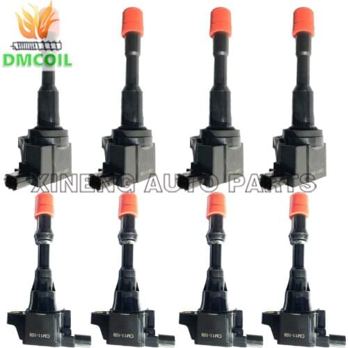 8 PCS IGNITION COIL WITHOUT RESISTANCE FOR HONDA CIVIC VII VIII FIT ARIA FIT II JAZZ CITY 1.2L 1.3L CM11108 30520PWA003 CM11109