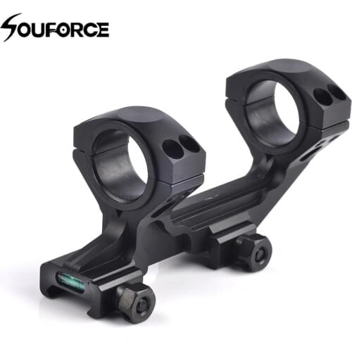 Tacitical Alluminium Alloy 30mm Ring 39.2mm Height with Green Bubble Level for Scope Picatinny Rail Mount for Hunting