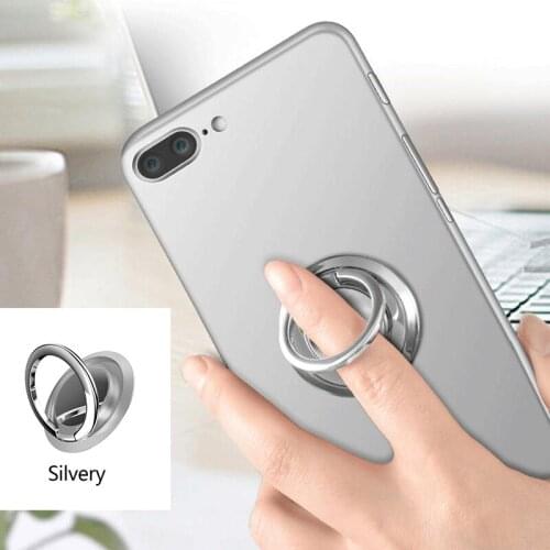 Finger Ring Mobile Phone Stand for iPhone Xiaomi Huawei Samsung Universal Round Phone Ring Holder in Car Mount Stand
