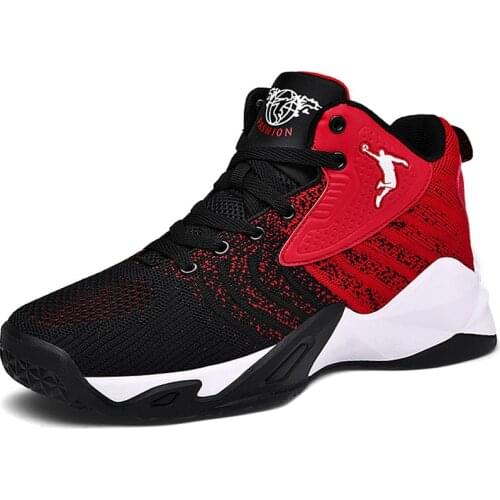 Brand Men Basketball Shoes Breathable Thick Sole High Quality Top Male Sport Boots Mens Trainer Footwear Man Basket Sneakers Hot