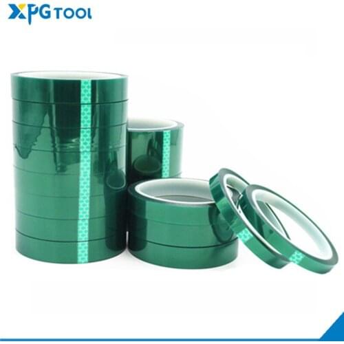Green PET Tape Heat-resistant PET High Temperature Masking Shielding Tape for PCB Solder Plating Insulation Protection 33M