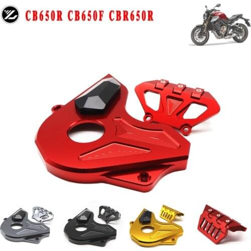 Motorcycle Left Side Engine Protection Front Sprocket Chain Guard Cover for Honda CB650F CBR650F 2014-2019 CBR650R 2019