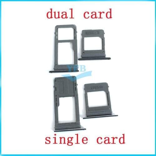 SIM Card Tray For Samsung Galaxy A5 A7 2017 A520 A720 Sim Card SD Card Adapter Holder Slot Single Dual Version