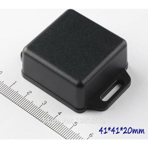 Free shipping 6 pcs/lot 41*41*20mm plastic project box for electronic wall mount plastic enclosure for pcb abs DIY junction box