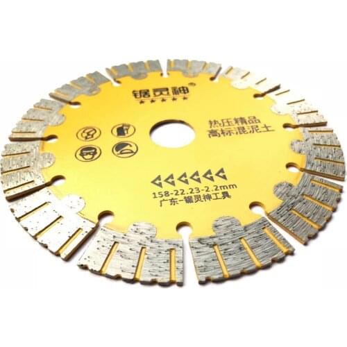 Wall Slot Sharp and Wear-resistant 156/158/166 High Standard Concrete Grooved Diamond Saw Blade Grooved 190 Wall Groove