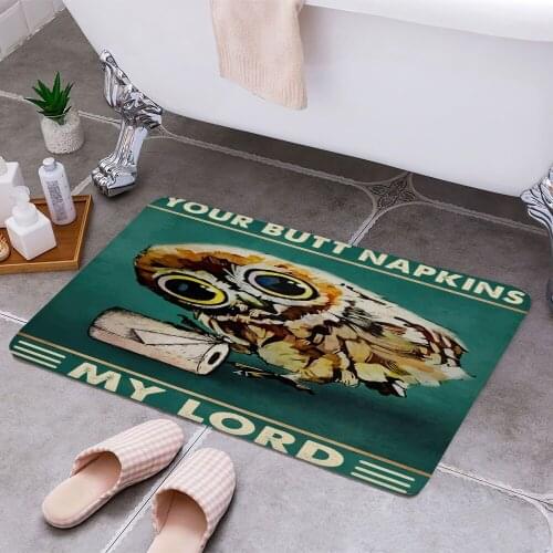 Your Butt Napkins My Lord 3D Print Doormats Rectangle Non-Slip DoorMat Bedroom Kitchen Entrance Print Door rugs Dropshipping