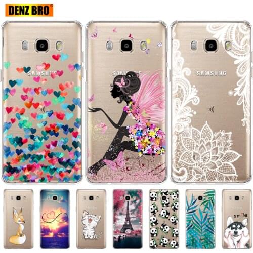 Silicone phone Case For Samsung Galaxy J5 2016 Case J510 J510F Cover FOR Samsung J5 2016 Case shell transparent