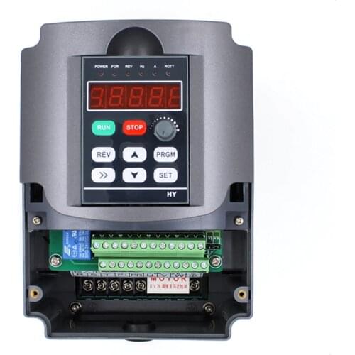 RU/EU stock ! VFD Inverter 1.5KW/2.2KW Frequency single phase input 3phase Output CNC Spindle motor speed Control Converter