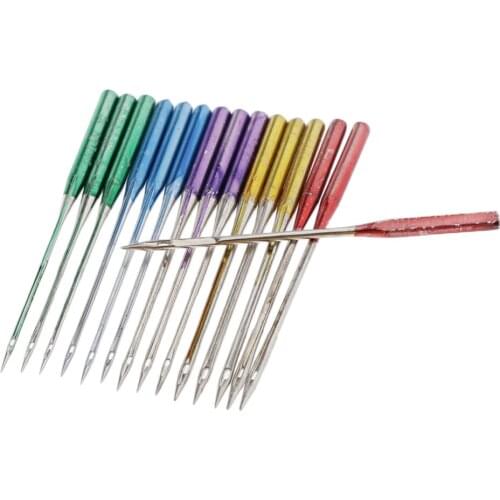 15x Universal Sewing Machine Needle Stainless Steel Regular Point for All Quality Sewing Machine