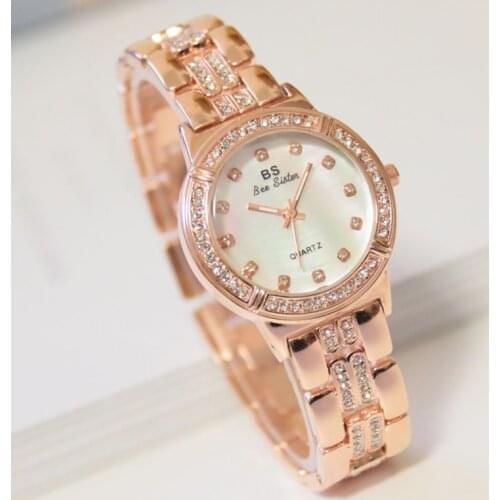 Waterproof Luxury Rose Gold Watch Women Quartz Watch Ladies Female Womens Bracelet Watches Girl Crystal Clock Relogio Feminino