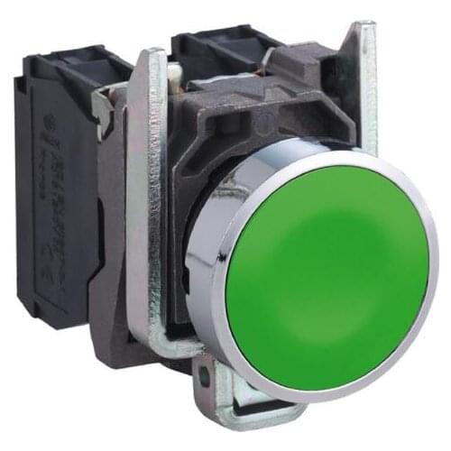 XB2B flat head button XB2BA31 XB2BA31C = ZB2BA3C +ZB2BZ101C