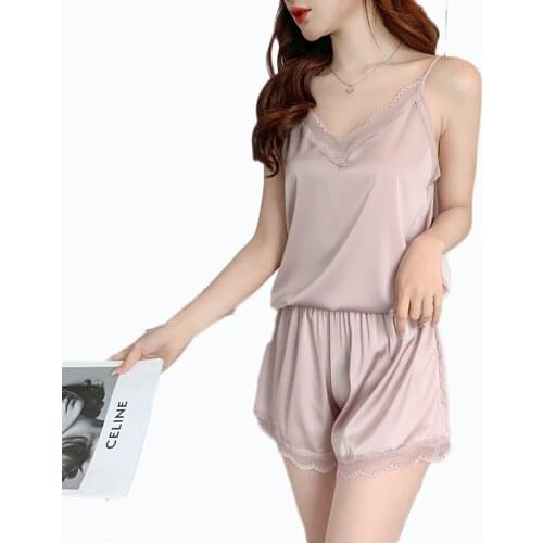 YIHAXUAN Women's Silk Pajamas