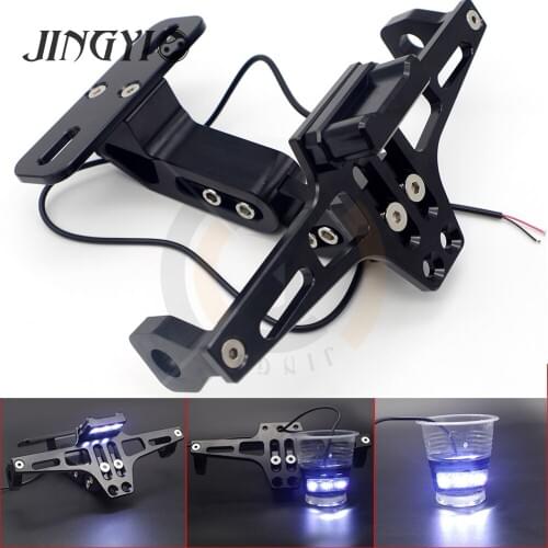 Rear CNC Motorcycle License Plate Holder for Hornet Cb600F Hornet 250 Pulsar 200 Ns Msx Honda Benelli 302 Suzuki Ltz Cbr #EJ010