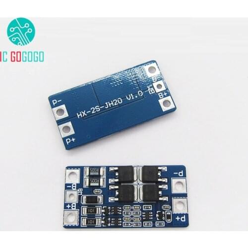 2S 10A Balance Function 7.4V 8.4V Li-ion 18650 Battery Protection Board DIY BMS PCM PCB Lipo Lithium Cell Pack Charge Module