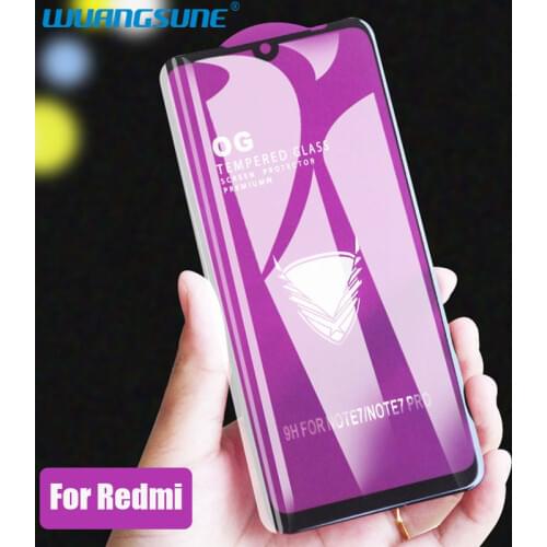 Golden armor screen Protector Tempered Glass For Xiaomi Redmi 10X Pro 7 Note 5 7 6Pro 5A 6A 7A Go 5plus full coverage Front Film