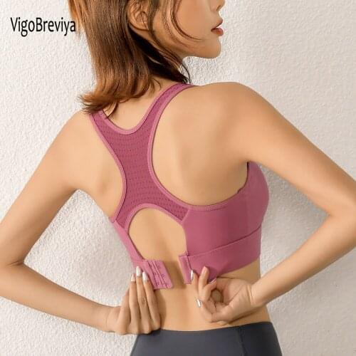 VigoBreviya Women Push Up Seamless Sports Bra Female High Imipact Workout Sport Top Crop Fitness Wear For Yoga Gym Brassiere