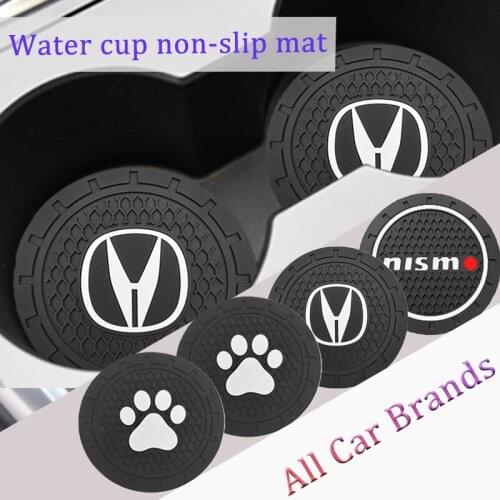 1/2pcs Car Non-slip Pad Cup Holder Mat For BMWs E46 E90 E60 F30 F10 E39 F20 E36 E87 E92 X5 E70 E53 E91 Serie 1 E30 G30 F31 F11