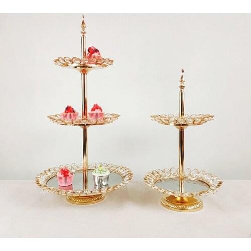 1pcs new style crystal round cupcake stand for dessert