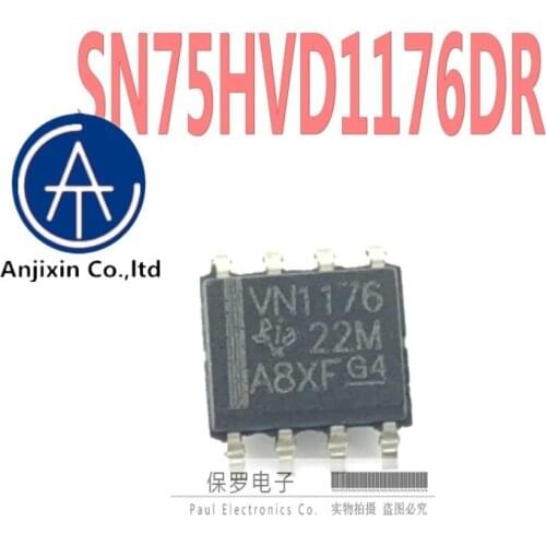 10pcs 100% orginal new real stock Transceiver SN75HVD1176DR SN75HVD1176 silk screen VN1176 SOP-8