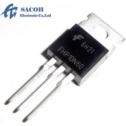 10Pcs FHP10N60 or FHP10N60B or FHF10N60 or FQP10N60 or FQPF10N60 TO-220/220F 10A 600V N-ch MOS Transistor