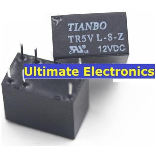 10pcs TR5VL-S-Z-12VDC opens and closes 2A 6 feet