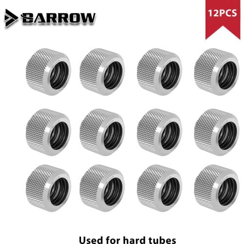 12PCS Barrow Water Cooling OD 12mm 14mm 16mm Hard Tube Hand Compression Fittings G1/4'' TFYKN-T12/T14/T16