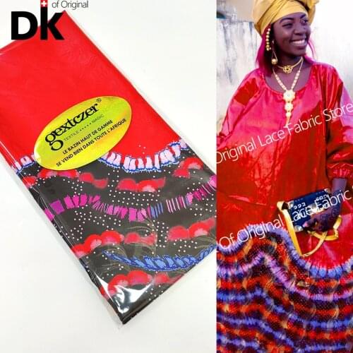 2021 Prom African Bazin Riche Brocade Printing Lace Fabric Latest Fashion Jacquard Basin Riche Senegal Elegant Women Sewing