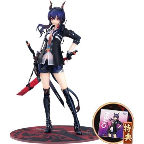 Arknights Chen 26Cm Anime Figure Model Toys Anime Game Characters Model Ornaments Collectibles Model Toys