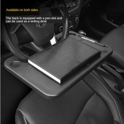 Car Laptop Stand Notebook Desk Steering Wheel Tray Table Food/drink Holder Car Multi-function Card Table Computer