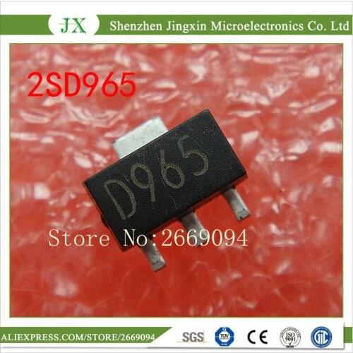 Free shipping 10PCS 2SD965A D965R 5A/40V NPN SOT-89 Transistor D965
