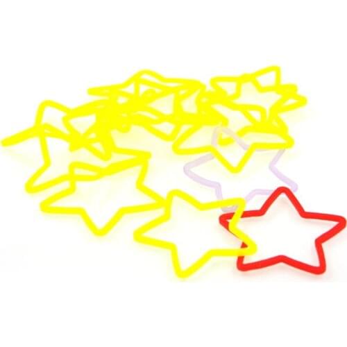 Free shipping high quality 100 Pcs Rubber Band Shapes (star) - Magic Trick,close up magic,stage,Illusions,Fun,magic show