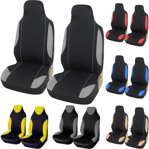 AUTOYOUTH Universal Car Seat Cover Protectors Bucket Seats Fit for Cars Trucks SUVs Vans 1 Piece or 2 Piece Hand Washable